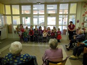 Vystoupení dětí v Domově důchodců Luštěnice